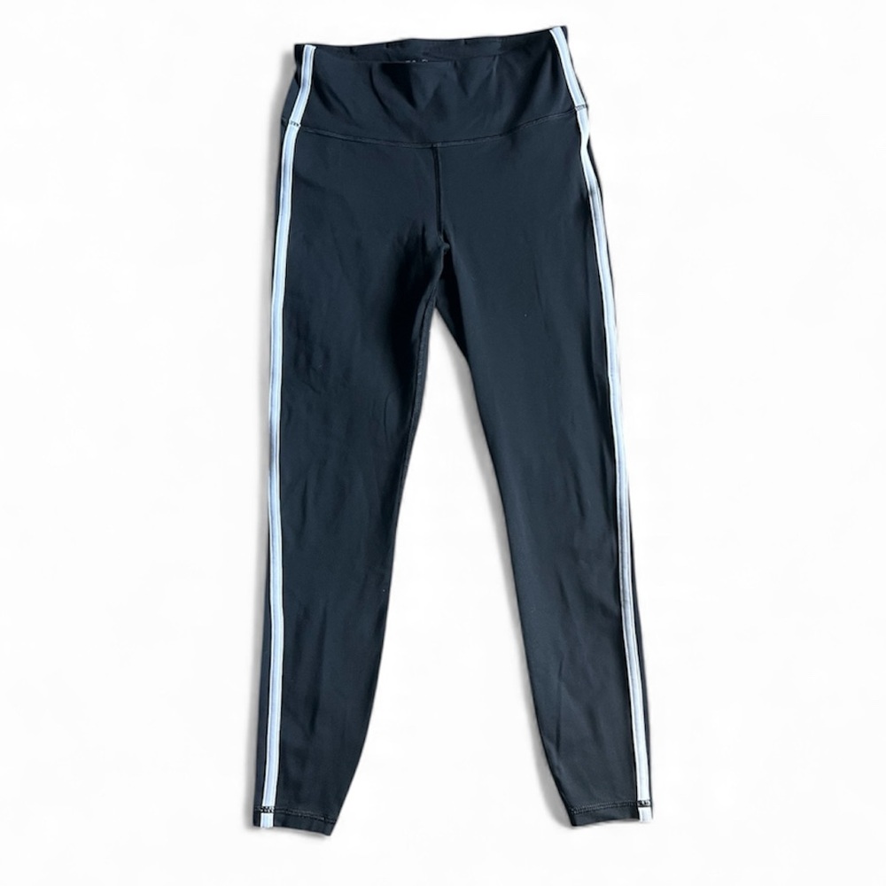 GAP GapFit Black High Rise Stripe Leggings – XSP